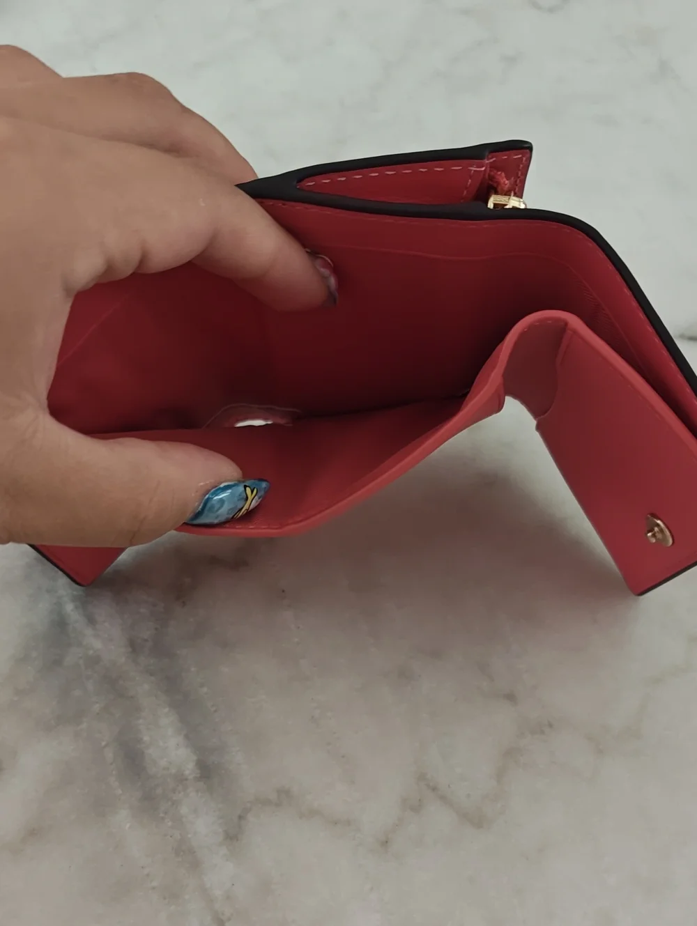 Coach Micro Wallet, Beautiful Red Color For The Summer! - NWOT